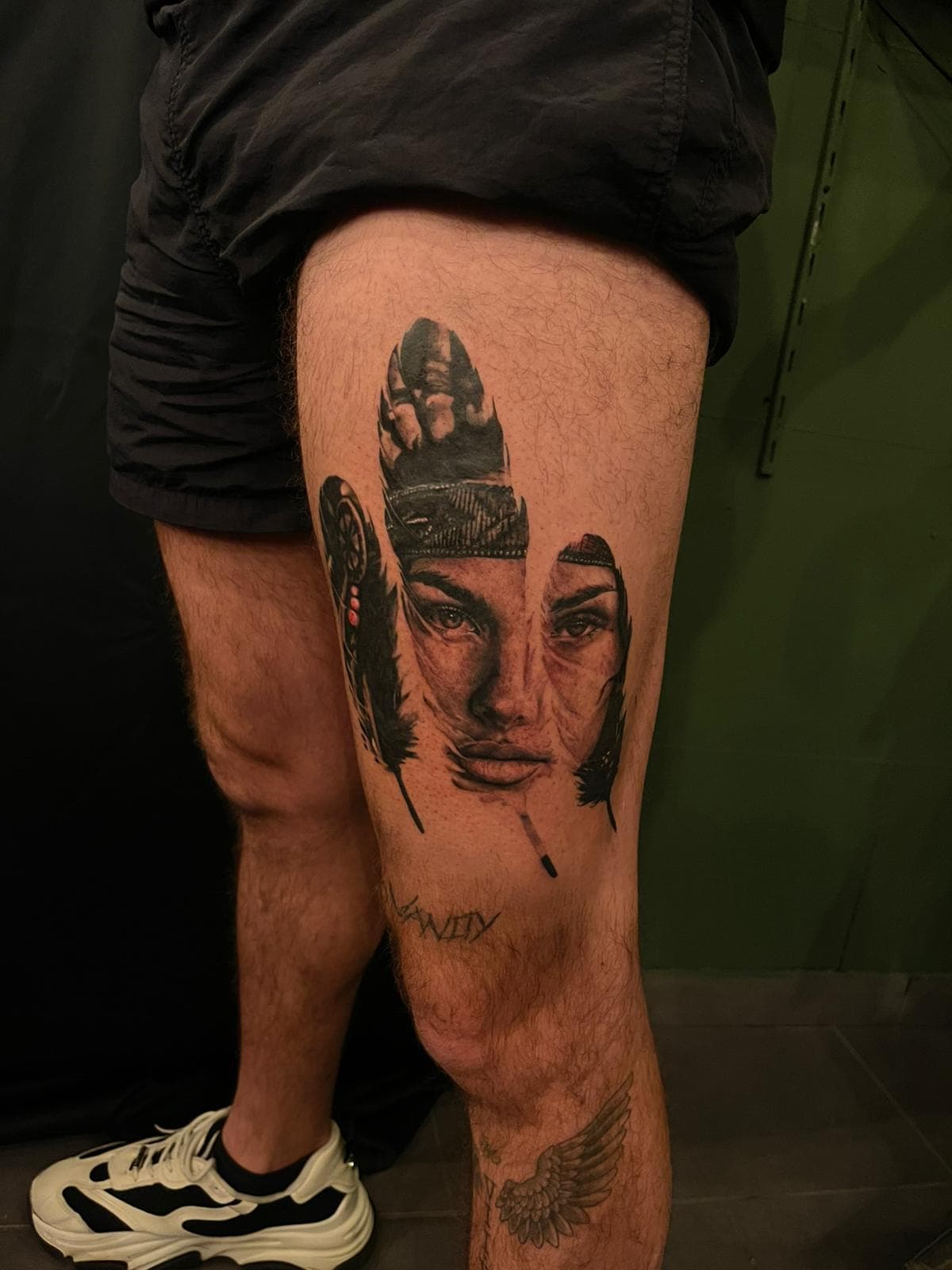 Realistisch portret tattoo